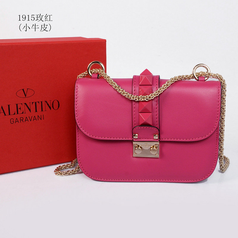 2014 Valentino Garavani shoulder bag 1915 rosered on sale - Click Image to Close